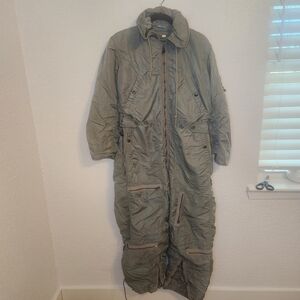 1965 COVERALL FLYING MENS TYPE CWU-1/P USAF AIR FORCE FLIGHT SUIT M Long
